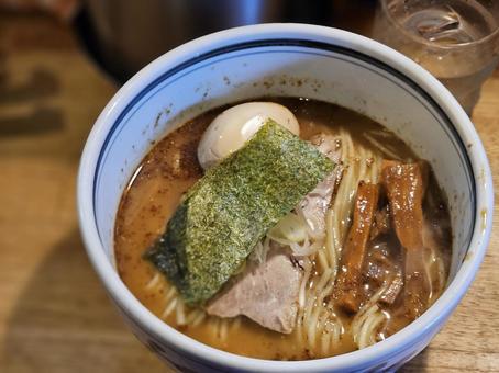 ラーメン 魚介,醤油,スープの写真素材