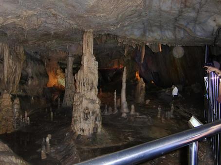 Photo, abukuma caves, tamura city, fukushima prefecture, limestone cave, 