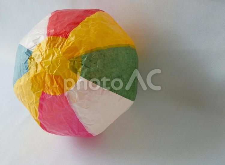 最初のボール遊び　紙風船 紙風船,雑貨,民芸の写真素材