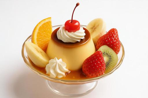 プリンアラモードの写真