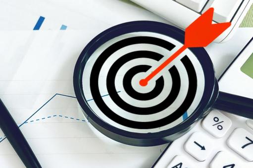 ビジネスのターゲットを洗い出す ターゲット,マーケティング,戦略の写真素材