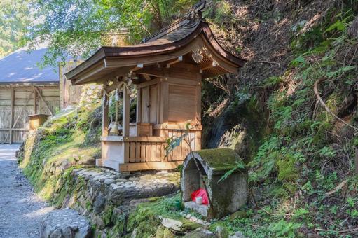奈良 玉置神社 真名井社 奈良 玉置神社 真名井社 玉置神社,真名井社,水神社の写真素材