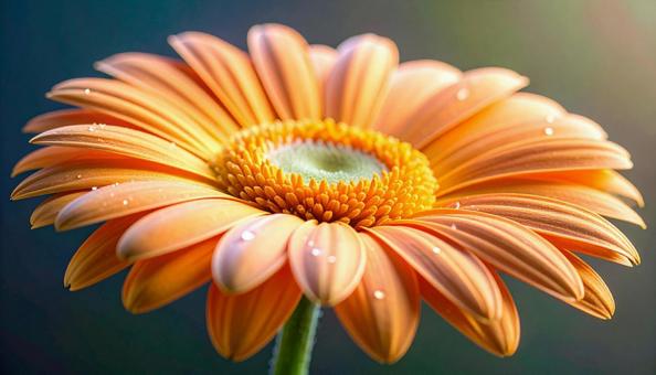 一輪のガーベラの花 一輪のガーベラの花の写真