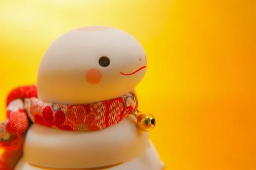 巳年(みどし・へびどし)の年賀状素材 巳年(みどし・へびどし)の年賀状素材の写真