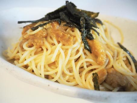 Sea urchin pasta, JPG Sea urchin pasta, JPG