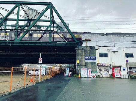 阪急電鉄　中津駅 阪急,中津駅,梅田の写真素材