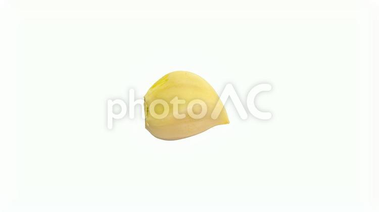 にんにく　ひとかけら　背景透過　素材 にんにく,ガーリック,野菜の写真素材