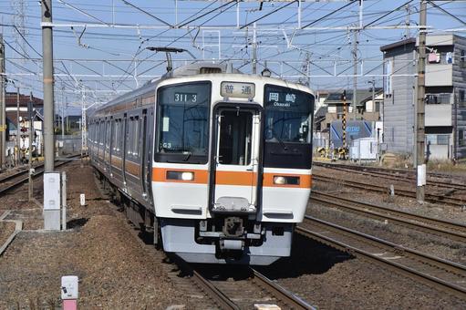 311系 東海道本線 311系 東海道本線 鉄道,電車,ディーゼルカーの写真素材