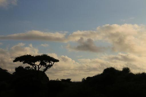 A beautiful sunset in Nishiizu, JPG