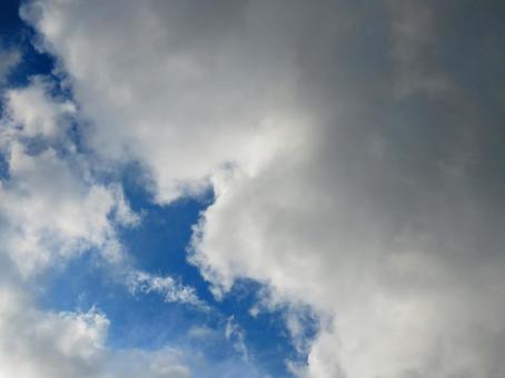 Photo, wolke, blauer himmel, natürlich, 