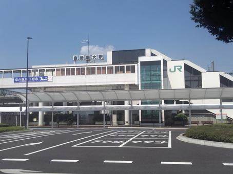 自治医大駅 自治医大駅 自治医大駅,駅舎,ロータリーの写真素材