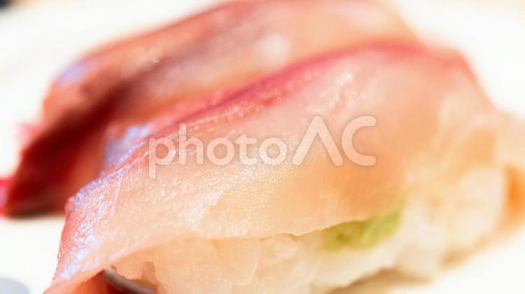 ブリのにぎり寿司 寿司,ブリ,にぎり寿司の写真素材