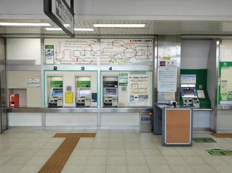 二宮駅 券売機(全体) 二宮駅 券売機(全体)の写真