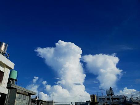 沖縄の空 沖縄の空 沖縄,風景,青空の写真素材