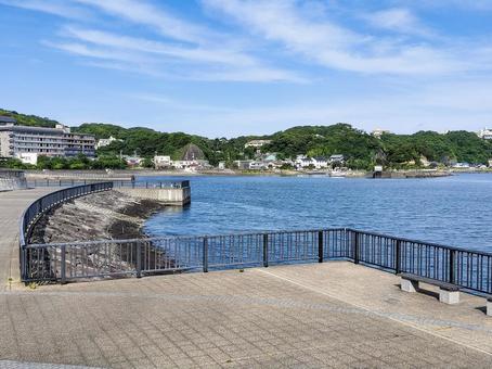 まどが浜海遊公園から眺める下田港の海 まどが浜海遊公園から眺める下田港の海 まどが浜海遊公園,下田港,伊豆半島の写真素材