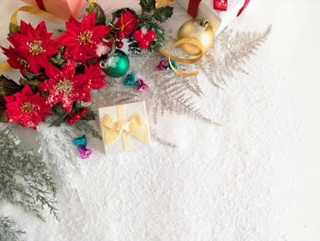 クリスマス（想いを届けよう）7 クリスマス,冬,ポインセチアの写真素材