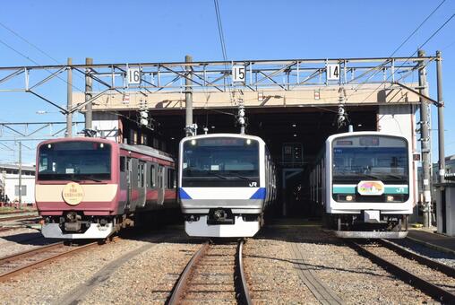 常磐線集合！ e531系,e501系,常磐線の写真素材