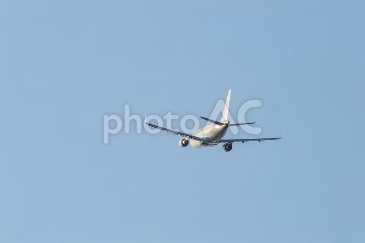 陽ざしを受けて輝く機体 福岡空港,昼,空港の写真素材