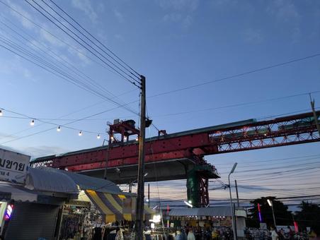 タイの街並み タイ,バンコク,海外旅行の写真素材