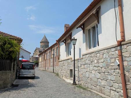 ムツヘタの町並み ムツヘタ,町並み,街並みの写真素材