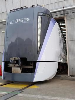 E353系電車 E353系電車 鉄道,jr,jr東日本の写真素材