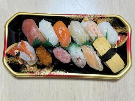お寿司弁当 お寿司弁当 お寿司,すし,弁当の写真素材