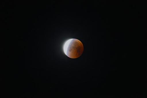皆既月食の夜 皆既月食の夜の写真