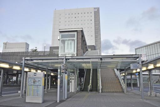 Okayama Station bus stop, JPG