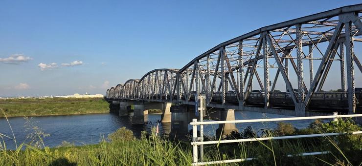 橋 橋 空,青い,快晴の写真素材