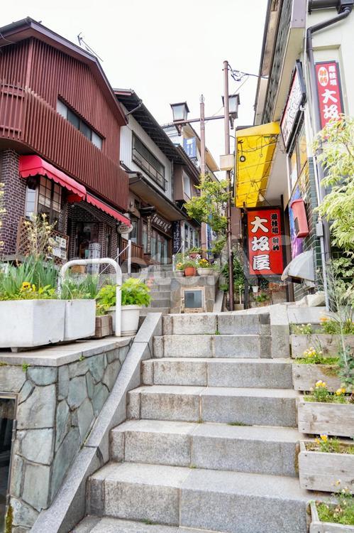 景観フォト 伊香保,伊香保温泉,観光の写真素材