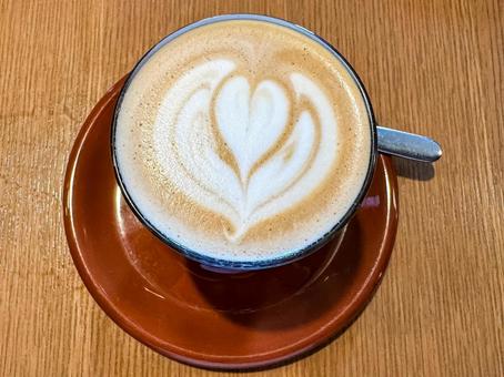 美しく描かれたラテアート 美しく描かれたラテアート カフェラテ,カフェ,コーヒーの写真素材