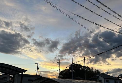 雲② 雲,雨雲,空の写真素材