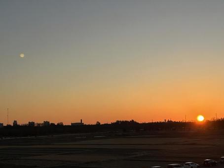 初日の出 初日の出 初日の出,朝焼け,オレンジの写真素材