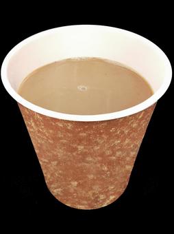 ホットチャイ紙コップテイクアウト ホットドリンク,紙コップ,チャイの写真素材