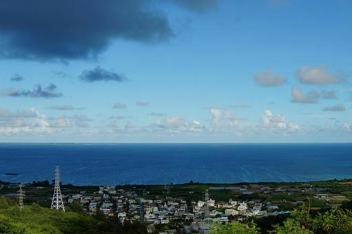 風景　海　空 風景,海景,空の写真素材