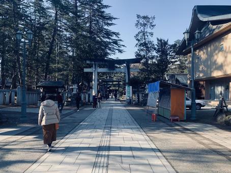 上杉神社 上杉神社 上杉神社,山形県,山形の写真素材