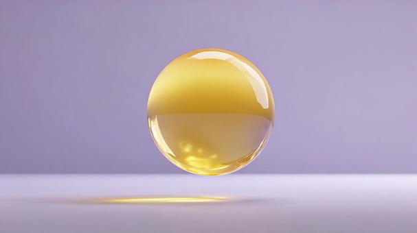 液体のような光沢を持つ、美しいのオーブ 液体のような光沢を持つ、美しいのオーブの写真
