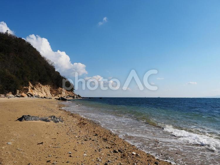釈迦ヶ鼻の美しい海岸（小豆島） 小豆島,釈迦ヶ鼻,海岸の写真素材