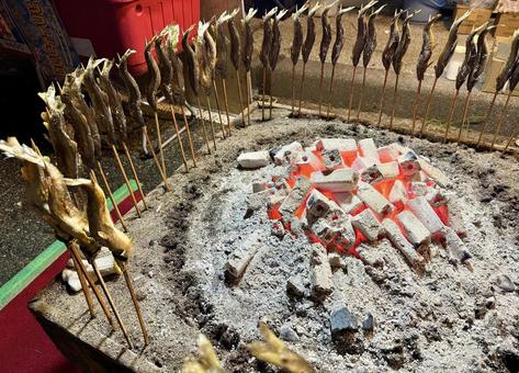 Grilled sweetfish, JPG Grilled sweetfish, JPG