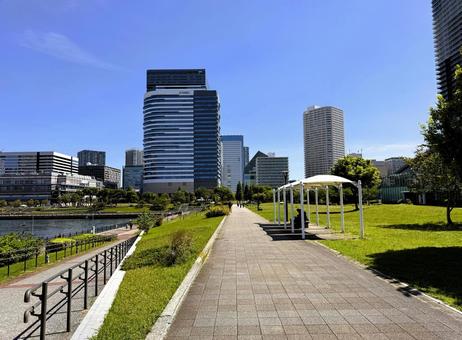 豊洲公園から見た東京の街 2025年春 豊洲公園から見た東京の街 2025年春 東京,港区,豊洲の写真素材