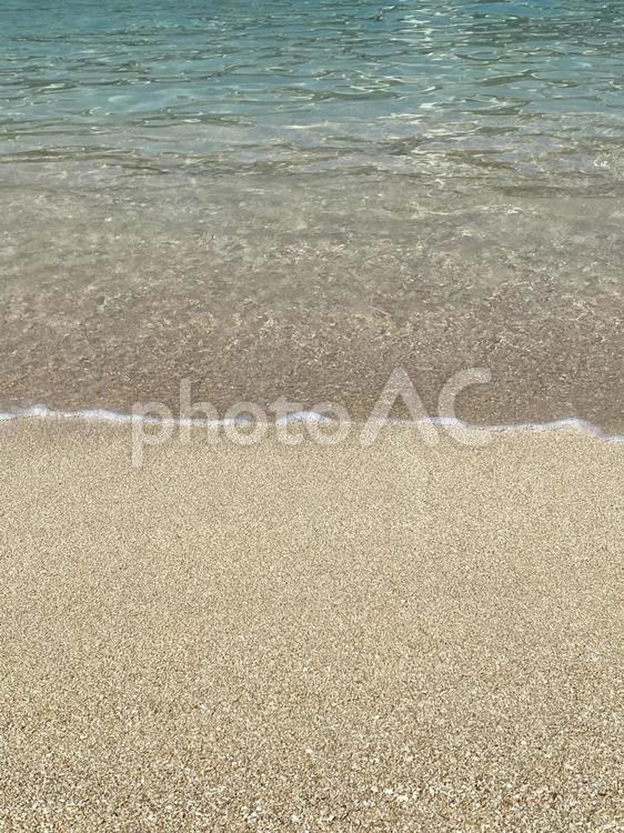 波打ち際（沖縄の海） 波打ち際,沖縄の海,ビーチの写真素材