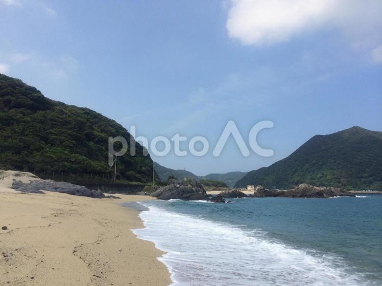 屋久島の海 夏,大洋,屋久島の写真素材