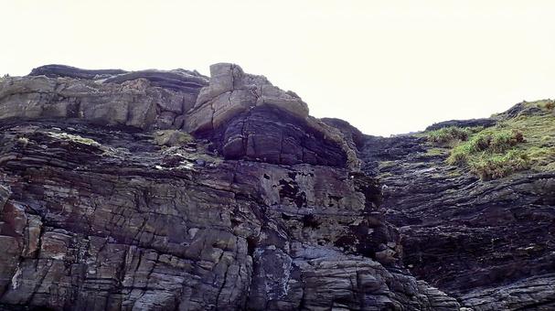 Rocky coastline of Kabi Island, Kerama Islands, Okinawa Prefecture, JPG