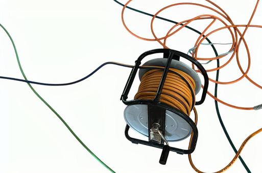 コード コード,延長コード,延長ケーブルの写真素材