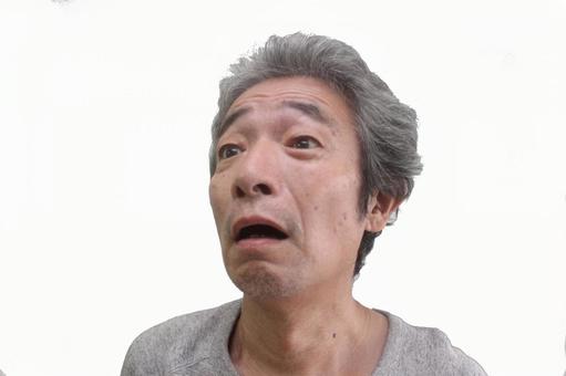 生活困窮シニア男性 シニア男性,生活困窮,年金の写真素材