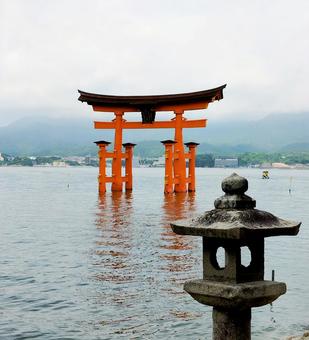 厳島神社 厳島神社 厳島神社,宮島,広島の写真素材