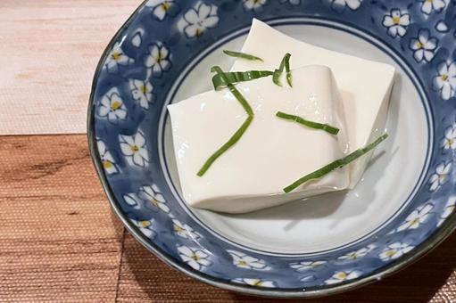 冷奴 冷奴 冷奴,豆腐,ネギの写真素材