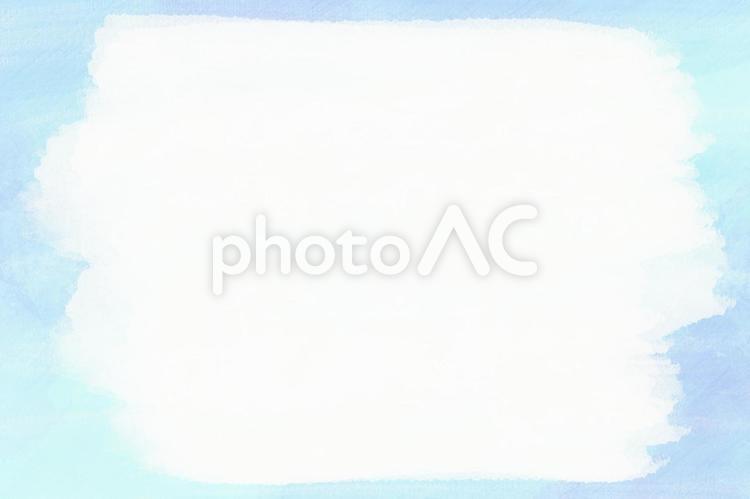 青の水彩フレーム 青,水彩,フレームの写真素材