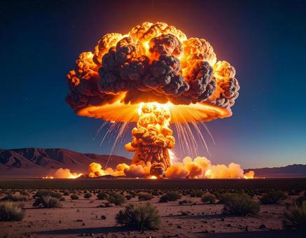 核爆発　イメージの写真