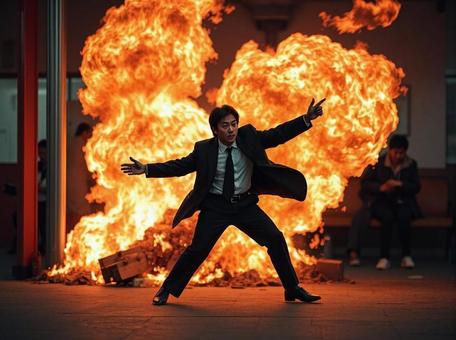 爆破 爆破の写真